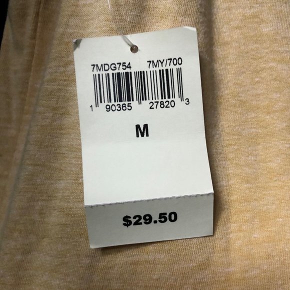 Lucky Brand Gold Tee Shirt - New with Tags - Picture 4 of 5